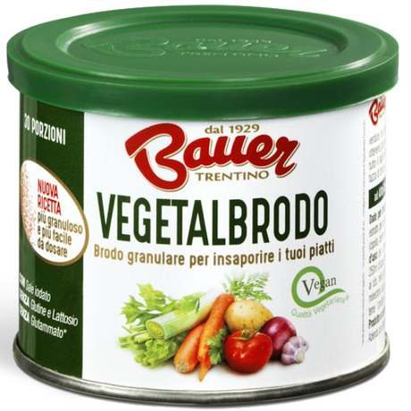 Organic Vegetable Stock in Tin 120g - Bauer Bauer - Broth & Stock 120g @Mercato Gourmet | Your Italian Gourmet Supermarket