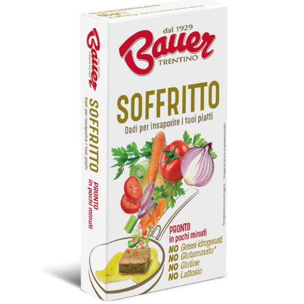 Soffritto Vegetable Frying in Cubes 60g - Bauer Mercato Gourmet - Broth & Stock 60g @Mercato Gourmet | Your Italian Gourmet Supermarket