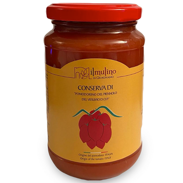Whole Cherry Tomato in Piennolo Tomato Sauce 360g - il Mulino (Best Before: 31 DEC 2023) Mercato Gourmet - Tomato & Sauces @Mercato Gourmet | Your Italian Gourmet Supermarket