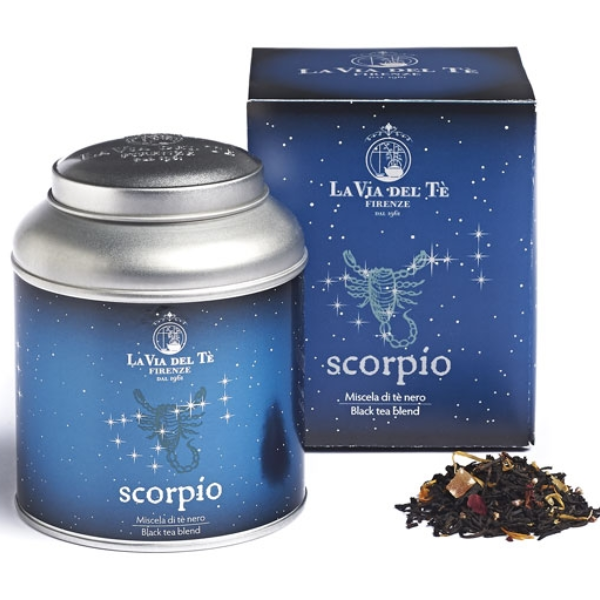 Scorpio Tea in Tin 100g - La Via del Tè La Via del Tè - Coffee & Tea 100g @Mercato Gourmet | Your Italian Gourmet Supermarket