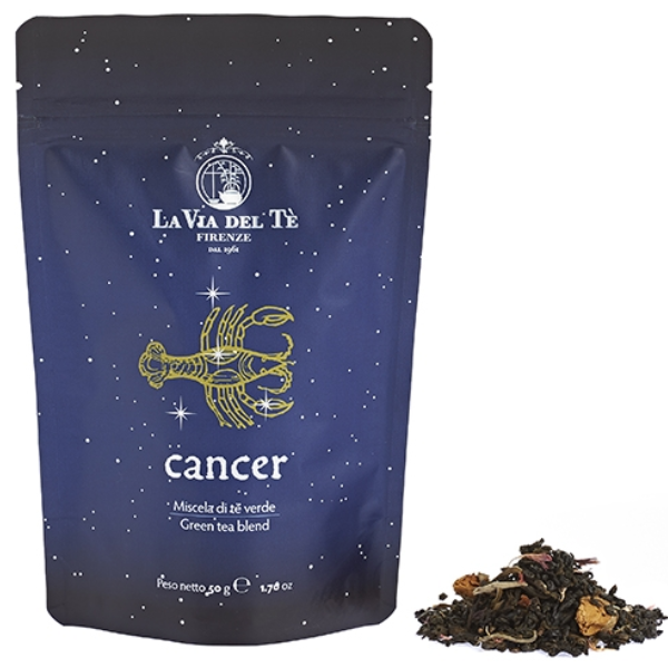 Cancer (Horoscope) Tea Doypack 50g - La Via del Tè La Via del Tè - Coffee & Tea 50g @Mercato Gourmet | Your Italian Gourmet Supermarket