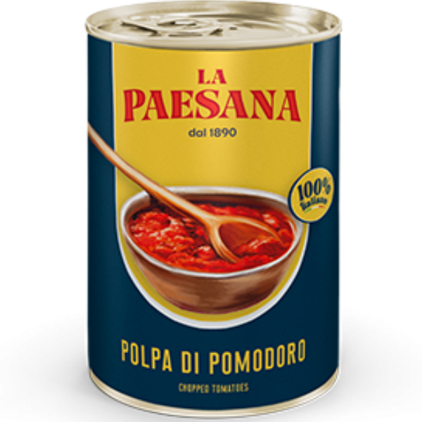 Chopped Tomatoes 400g - Paesana