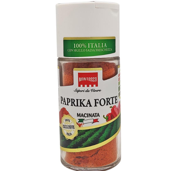 Strong Paprika 35g - Montosco Mercato Gourmet - Spices & Dressing @Mercato Gourmet | Your Italian Gourmet Supermarket
