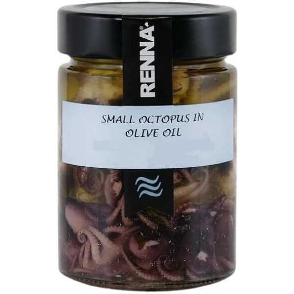 Small Octopus in Olive Oil 300g - Renna RENNA - Packaged Seafood @Mercato Gourmet | Your Italian Gourmet Supermarket