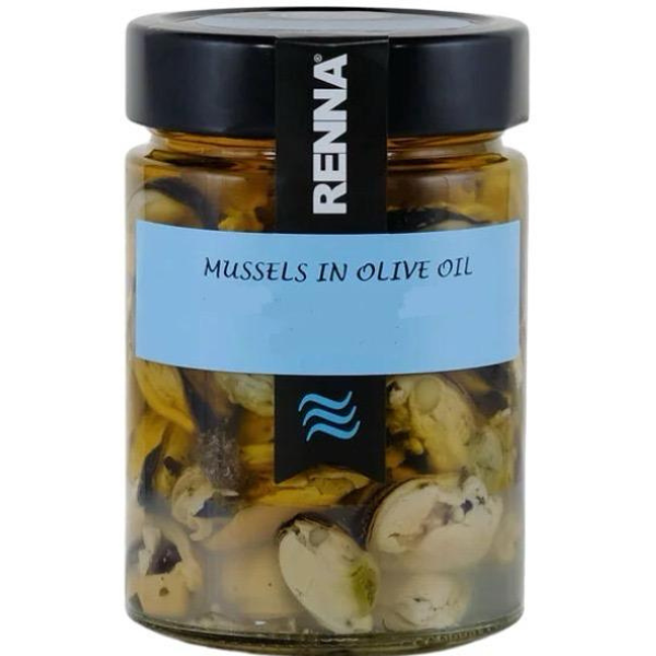 Mussels in Olive Oil 300ml - Renna RENNA - Packaged Seafood @Mercato Gourmet | Your Italian Gourmet Supermarket