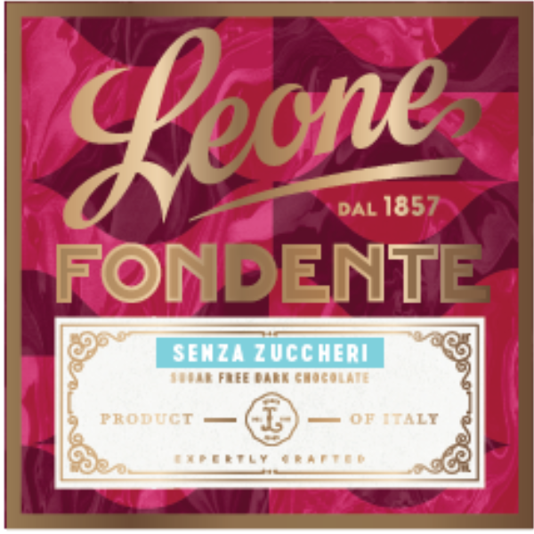 Sugar Free Dark Chocolate Bar 70g - Leone Leone - Confectionery @Mercato Gourmet | Your Italian Gourmet Supermarket