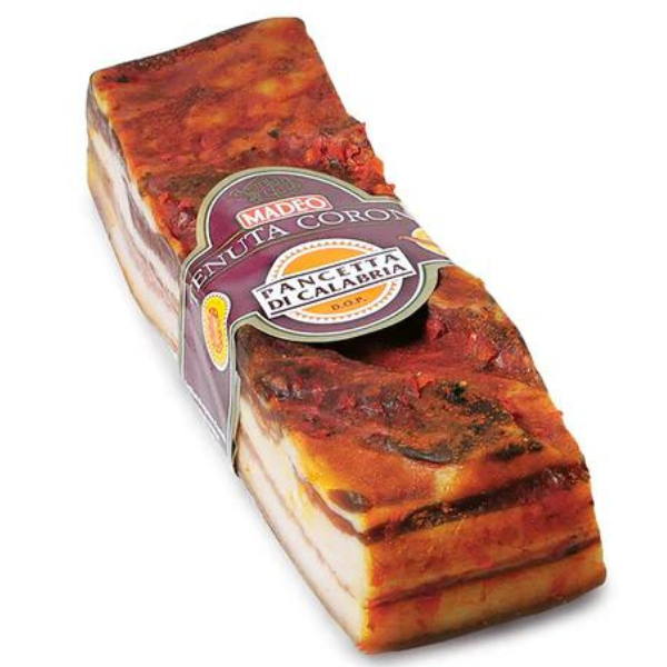 Pancetta Tesa Spicy 200g (±10%) - Madeo Madeo - Cold-Cut @Mercato Gourmet | Your Italian Gourmet Supermarket