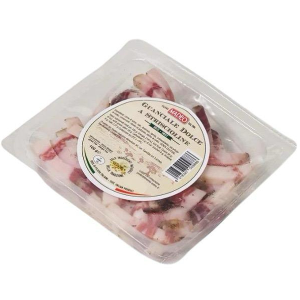 Guanciale (Pork Cheek) Strips 100g - Madeo Madeo - Cold-Cut 100g @Mercato Gourmet | Your Italian Gourmet Supermarket