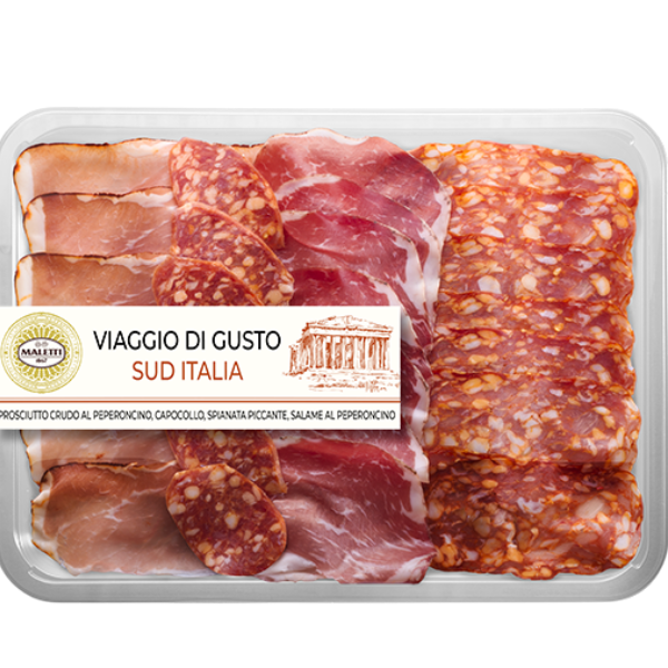 Sliced Assorted Cold Cuts (South Italy) 140g - Maletti Maletti - Cold-Cut @Mercato Gourmet | Your Italian Gourmet Supermarket