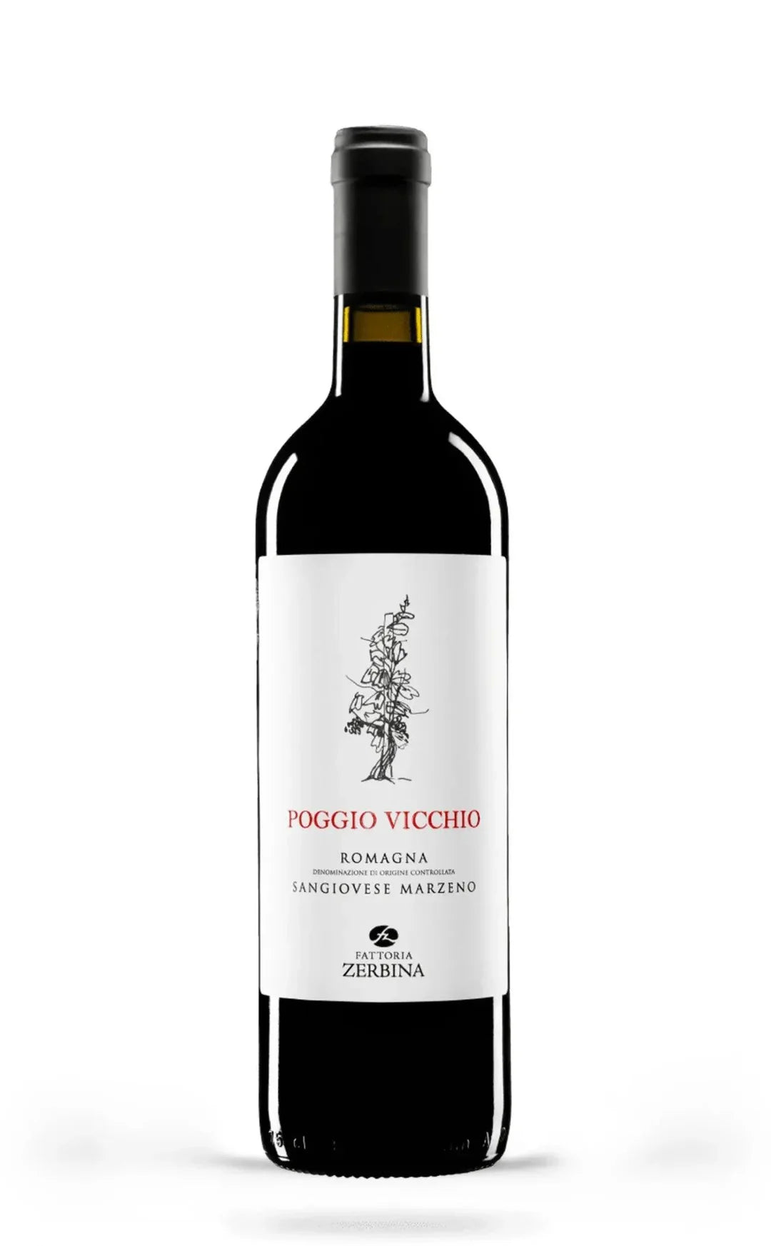 Poggio Vicchio Romagna Sangiovese Marzeno DOC 750ML - Fattoria Zerbina