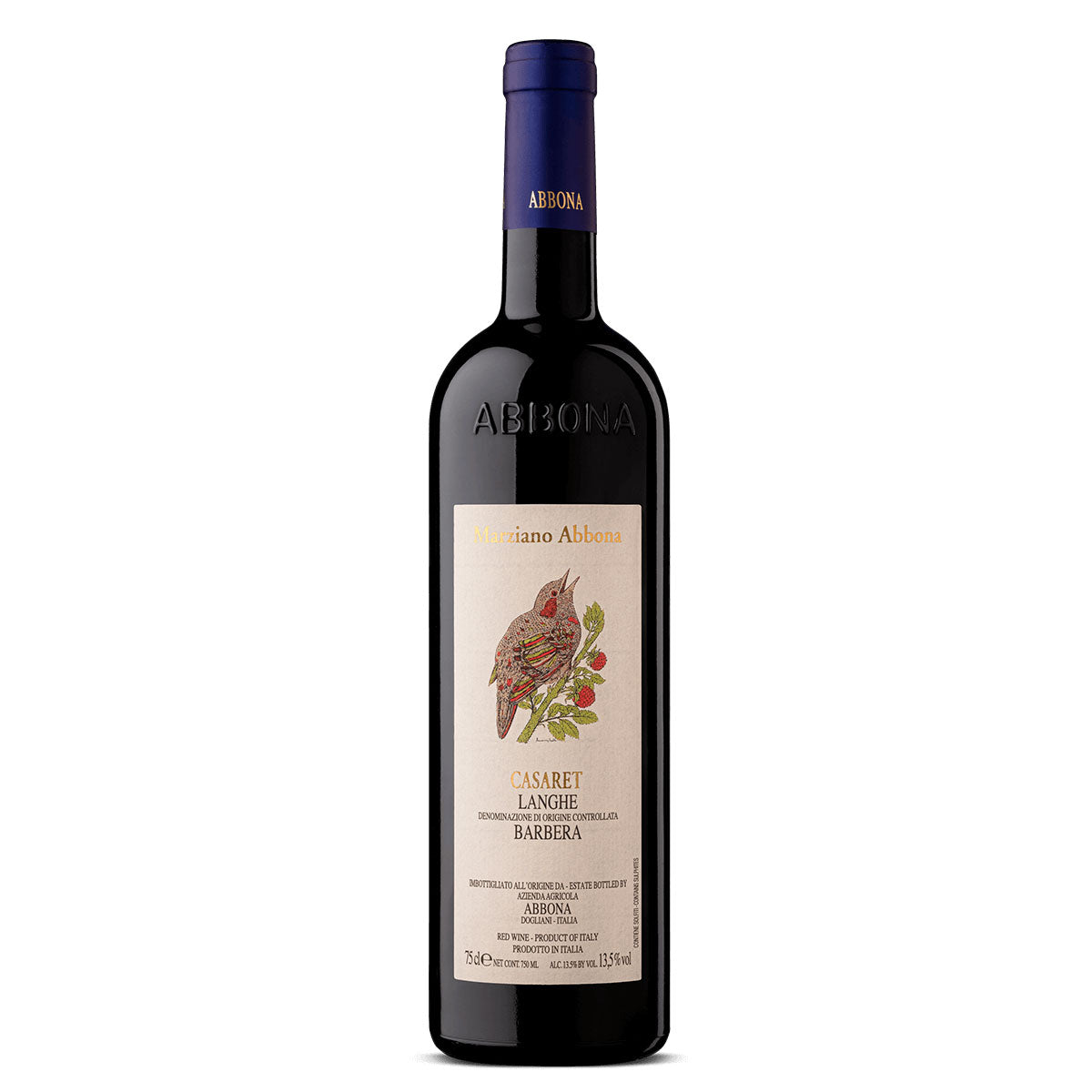 Langhe DOC Barbera Casaret 750ml - Marziano Abbona