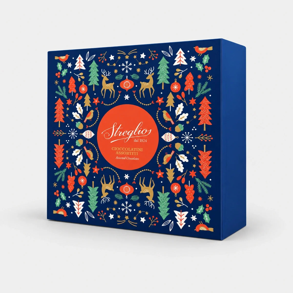 Christmas Assorted Pralines Gift Box 190g - Streglio