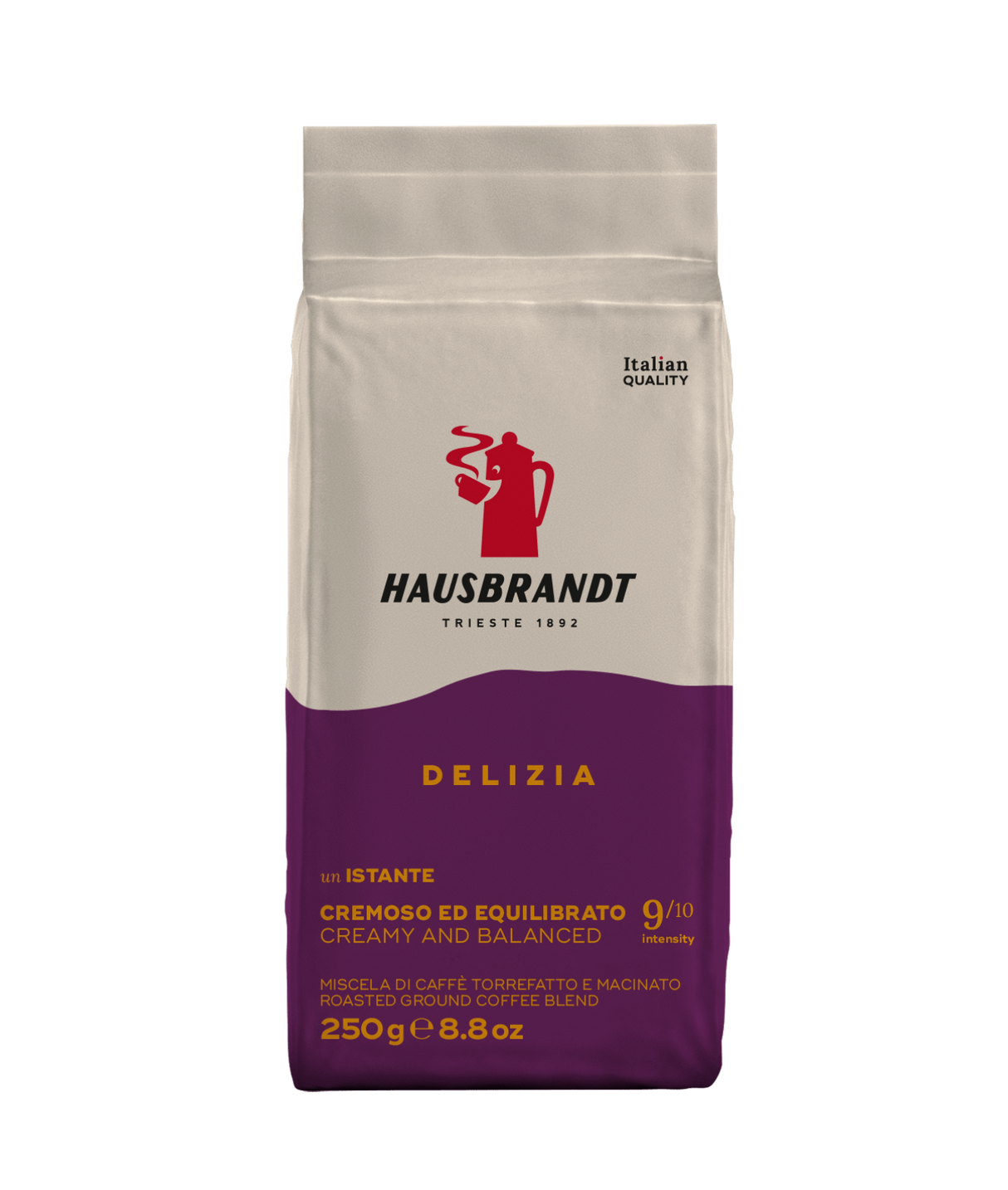 Delizia Ground Coffee 250g - Hausbrandt