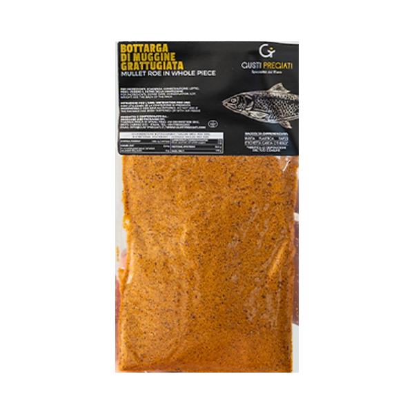 Grated Bottarga Dried Mullet Roe 50g - Gusti Pregiati.