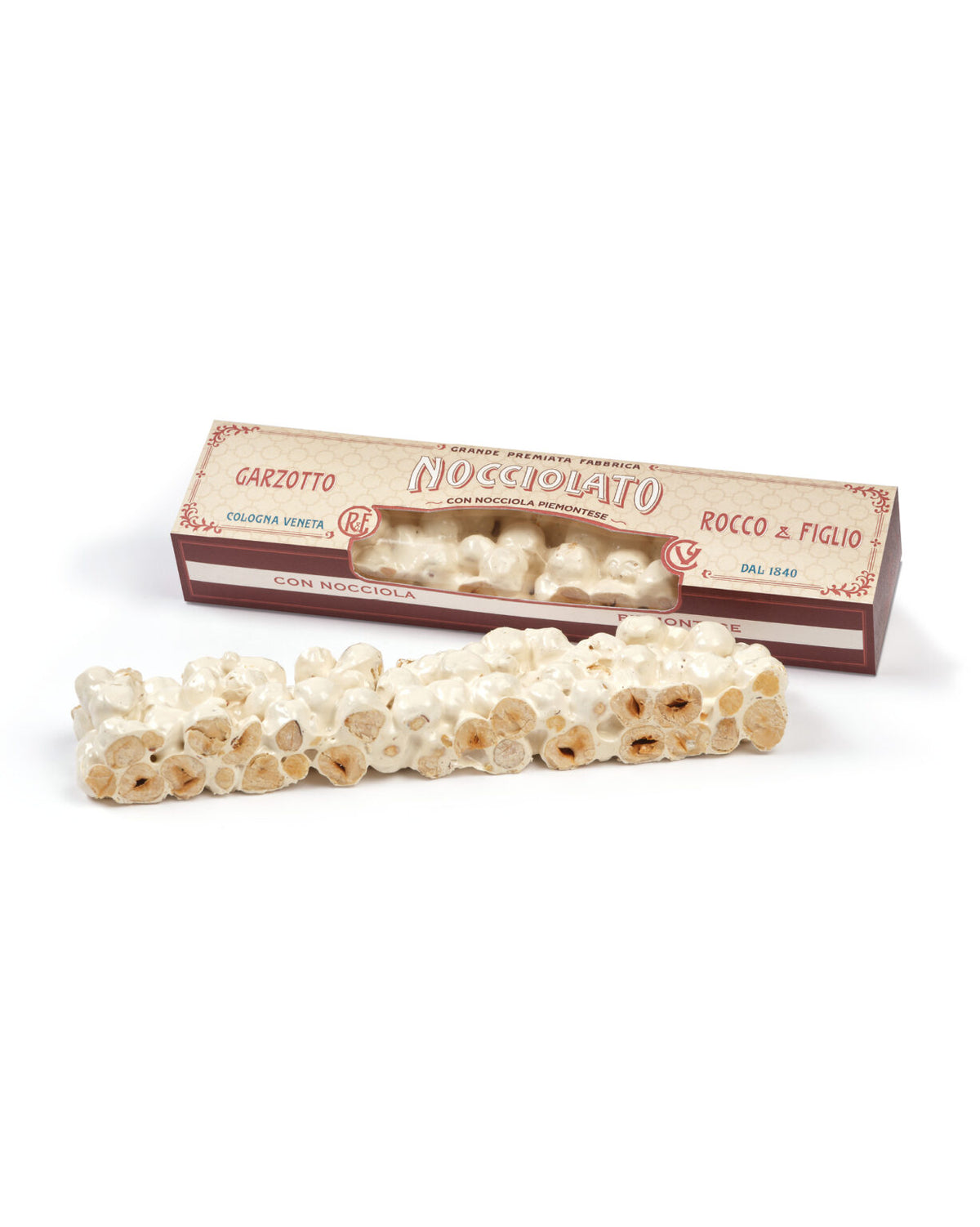 Piedmont Hazelnut I.G.P. Nougat Bar 180g - Garzotto Rocco & Figlio