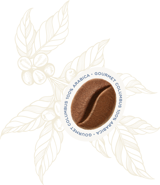 Gourmet Columbus 100% Arabica Coffee Beans 1kg - Hausbrandt