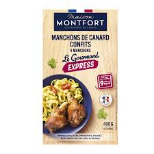 Duck Confit Wings x 4 Quick & Easy Meal 400g - Montfort