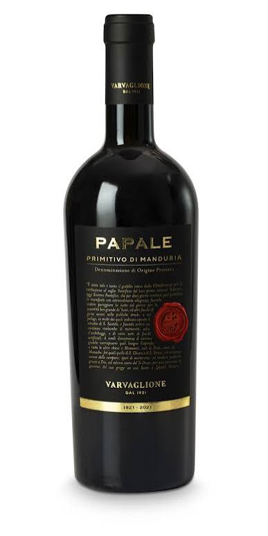 Papale Gold Line Primitivo di Manduria DOP - Cosimo Varvaglione