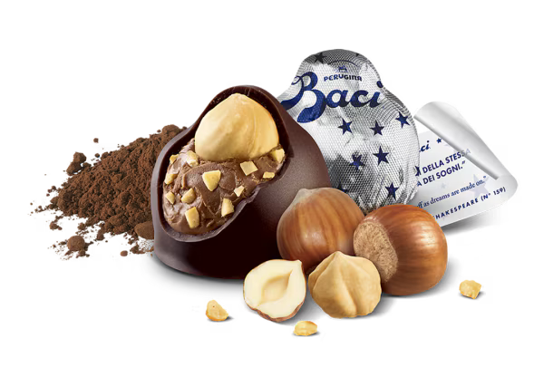 Original Dark Chocolate Praline with Hazelnuts Gift Box 150g - Baci Perugina