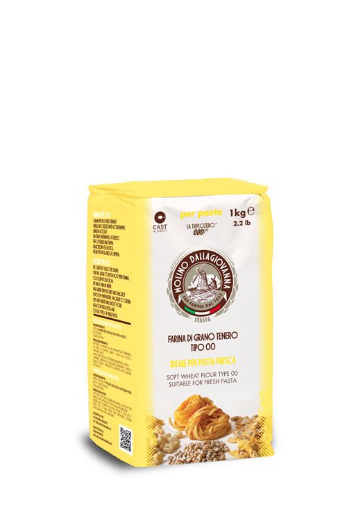 00 Pasta - Soft Wheat Flour Type 00 For Pasta 1kg - Dalla Giovanna