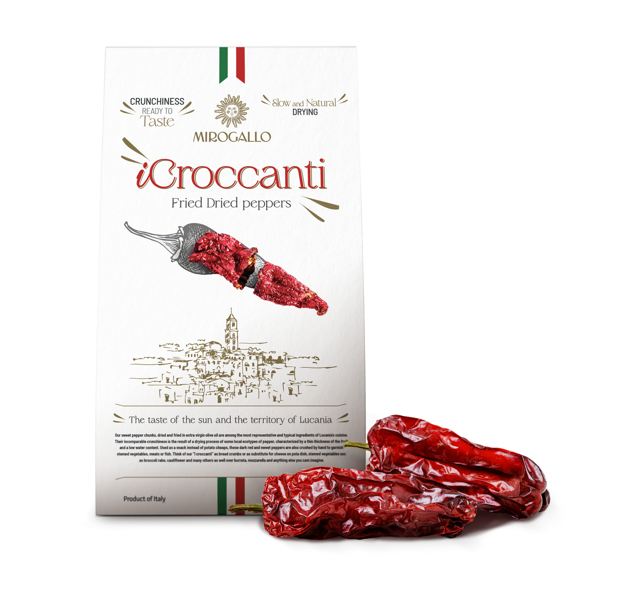 Dried Fried Crusco Peppers 30g - Masseria Mirogallo