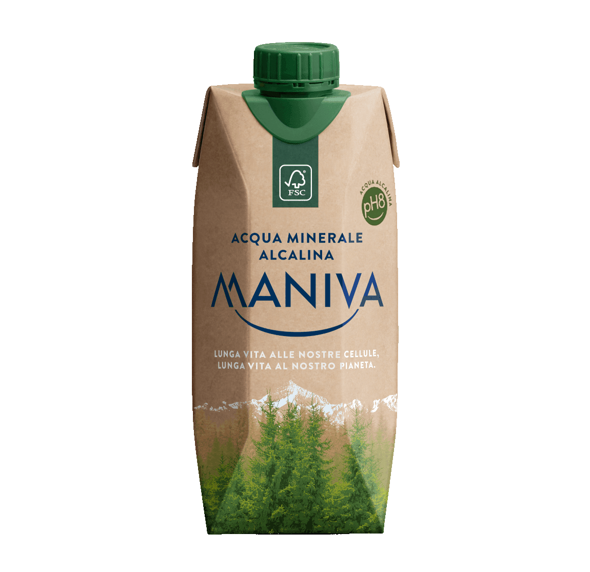 Biodegradable Smile Box pH8 Mineral Water - Maniva Maniva - Water @Mercato Gourmet | Your Italian Gourmet Supermarket