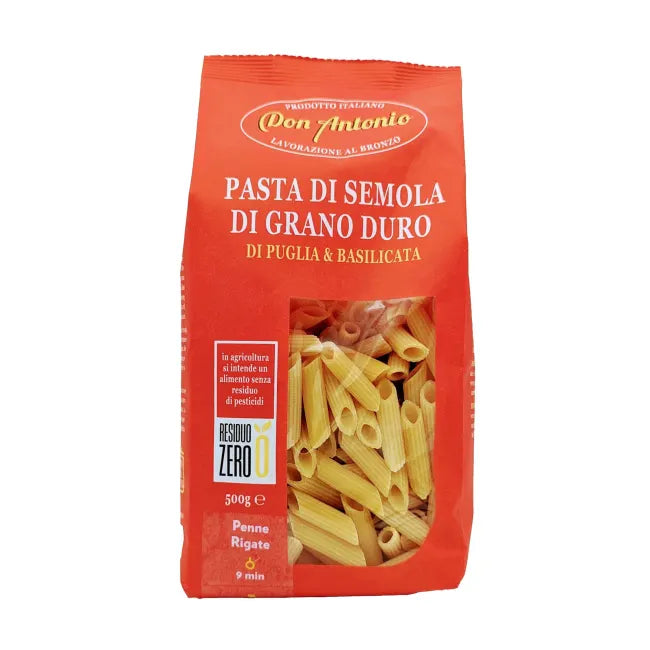 Penne Rigate - 100% Italian Durum Wheat 500g - Don Antonio