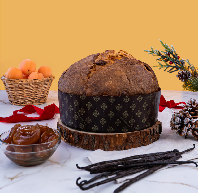 Vesuvius Apricot Panettone 1000g - Anna Belmattino