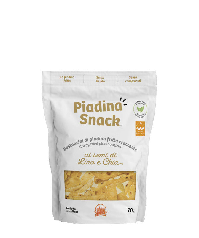 Chia Seed Piadina Snack 70g - Il Panaro