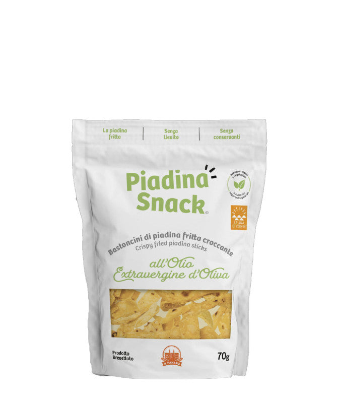 Extra Virgin Olive Oil Piadina Snack 70g - Il Panaro