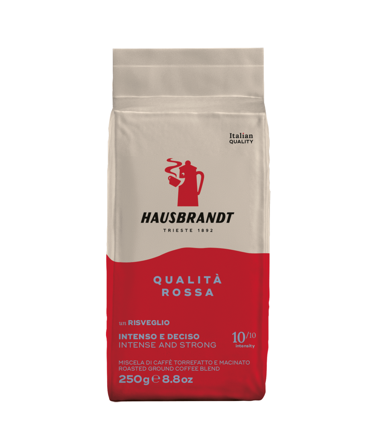 Qualita Rossa Ground Coffee 250g - Hausbrandt