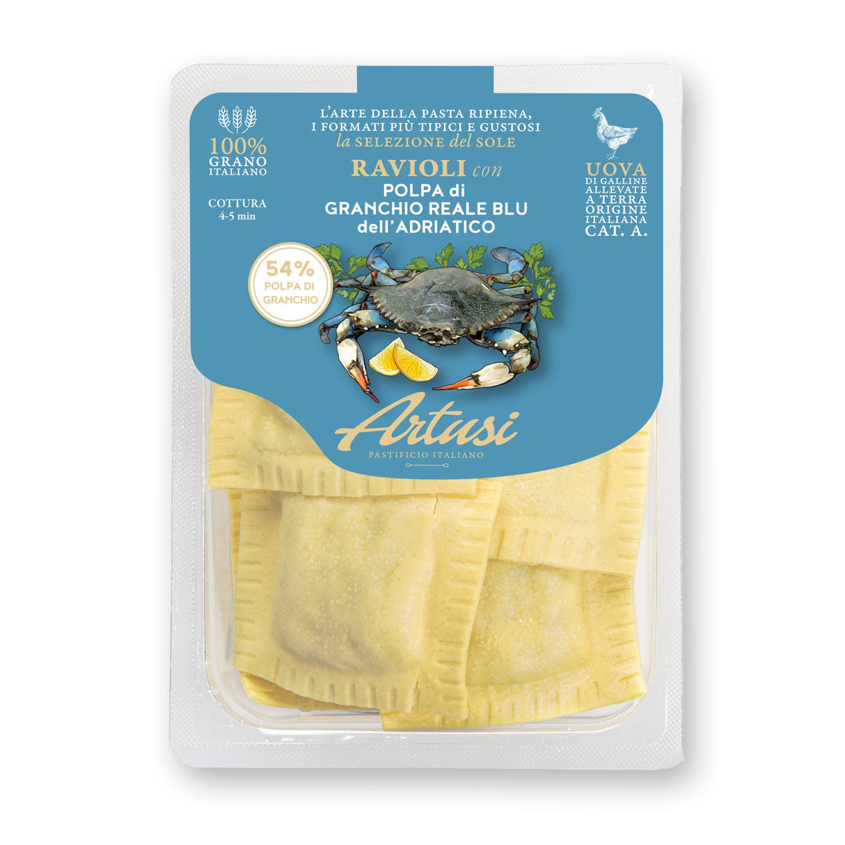 Ravioli with Royal Blue Adriatic Crab Meat