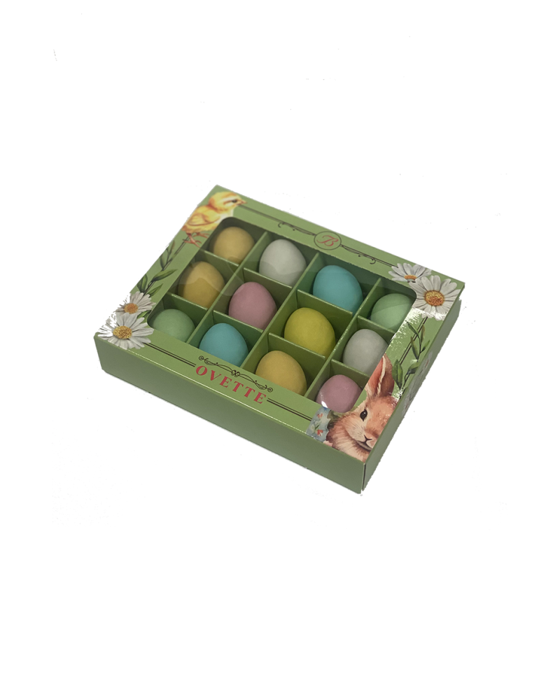 Candied Easter Eggs in Box 12pc 190g - Bodrato
