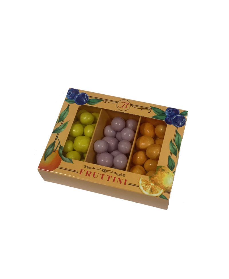 Assorted Fruits Candy in Box 120g - Bodrato