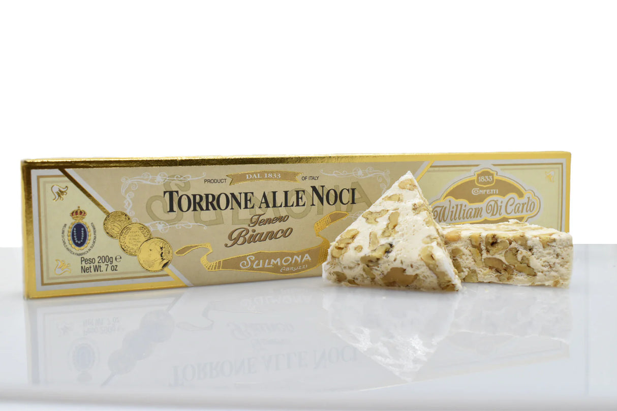 White Nougat with Walnuts 200g - William di Carlo