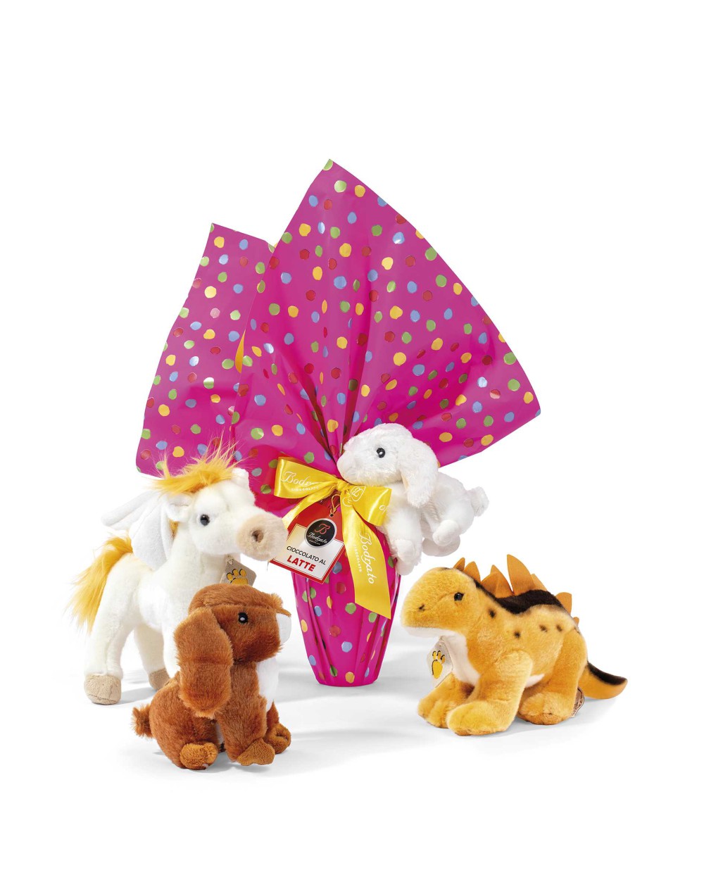 Dark Chocolate Egg with Soft Toys 250g - Bodrato