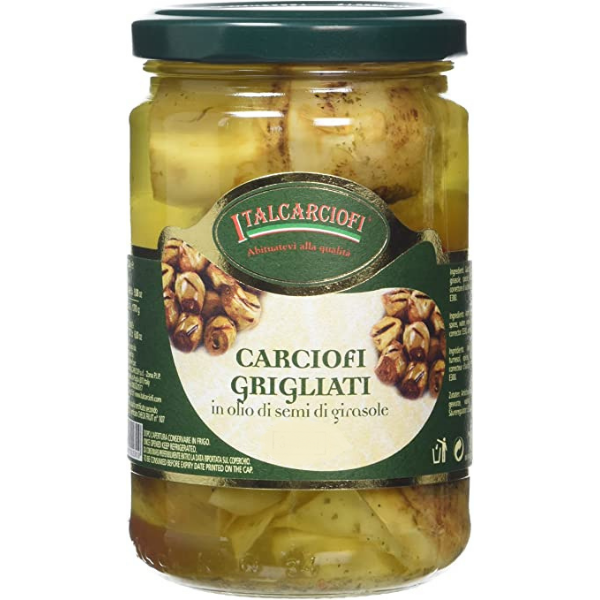 Grilled Artichokes in Sunflower Oil 1062ml - Italcarciofi Italcarciofi - Preserved Vegetables @Mercato Gourmet | Your Italian Gourmet Supermarket