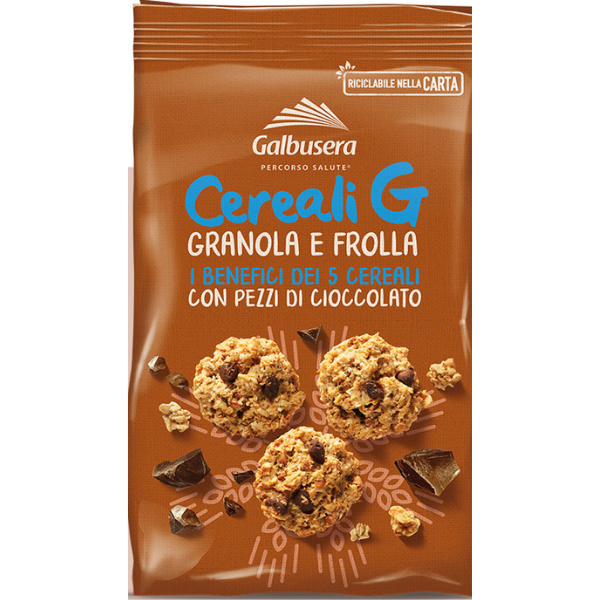 Granola Chocolate Biscuits - Galbusera Mercato Gourmet - Confectionery 300g @Mercato Gourmet | Your Italian Gourmet Supermarket