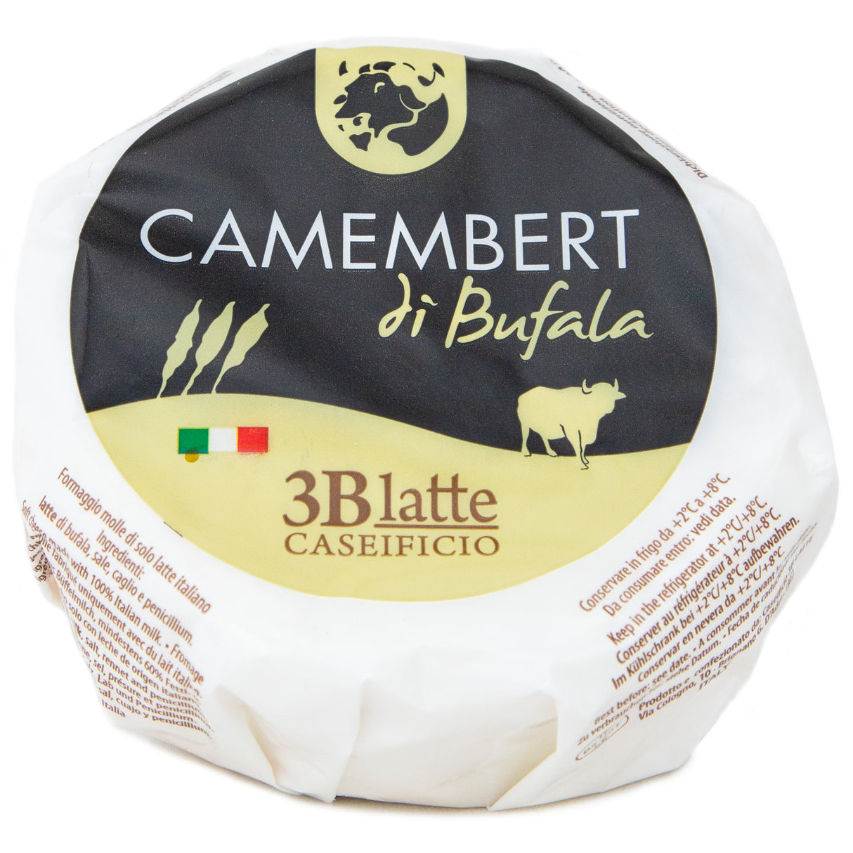 Camembert with Buffalo's Milk 200g - 3B Latte 3B Latte Caseificio - Cheese @Mercato Gourmet | Your Italian Gourmet Supermarket
