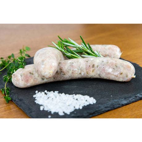 Homemade Chicken w/ Herb & Garlic Sausages 550g Pacific Gourmet - Sausage & Burger @Mercato Gourmet | Your Italian Gourmet Supermarket