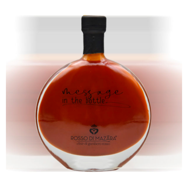 Sicilian Red Prawn Oil Message in the Bottle - Rosso di Mazara 意大利極品純正紅蝦油 Rosso di Mazara - Oil @Mercato Gourmet | Your Italian Gourmet Supermarket