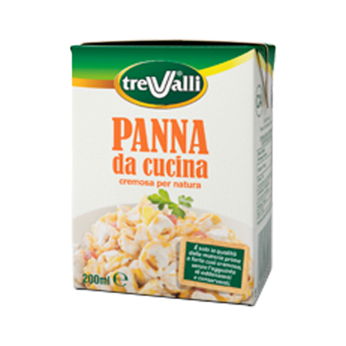 Trevalli Panna da Cucina UHT - Cooking Cream Trevalli - Dairies 200g @Mercato Gourmet | Your Italian Gourmet Supermarket