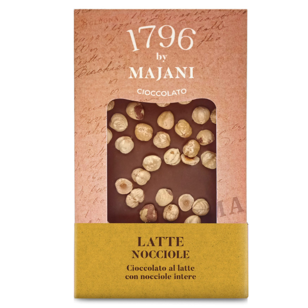 Milk Chocolate with Whole Hazelnuts 115g - Majani Majani - Chocolate @Mercato Gourmet | Your Italian Gourmet Supermarket