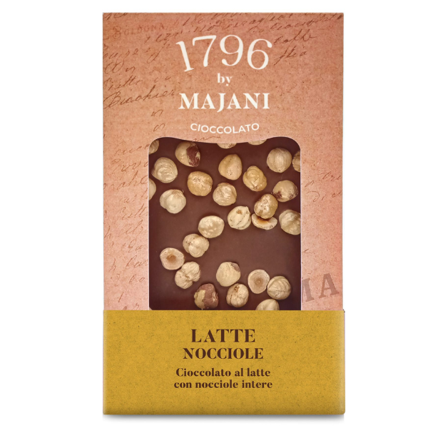 Milk Chocolate with Whole Hazelnuts 115g - Majani