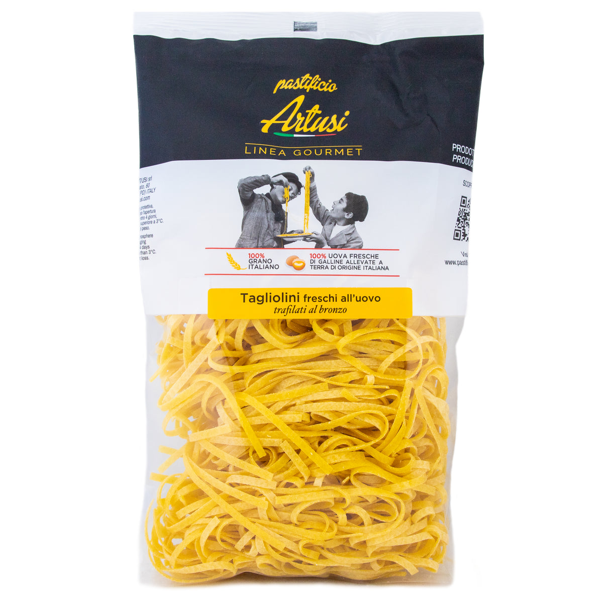 Artusi Fresca Tagliolini All'Uovo Trafilate al Bronzo Pastificio Artusi - Fresh Pasta @Mercato Gourmet | Your Italian Gourmet Supermarket