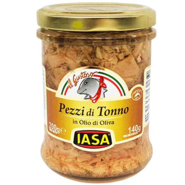 Tuna Pieces in Olive Oil 200g - Iasa
