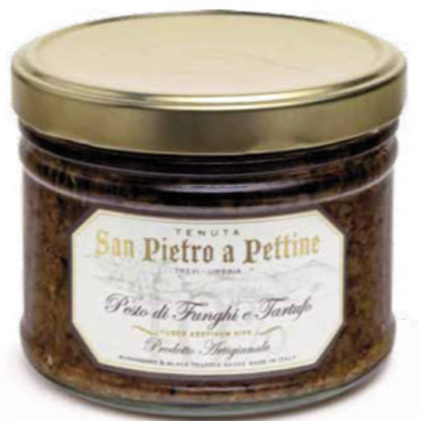 Black Truffle Sauce with Mixed Mushroom 90g - San Pietro a Pettine San Pietro a Pettine - Truffle & Mushrooms 90g @Mercato Gourmet | Your Italian Gourmet Supermarket