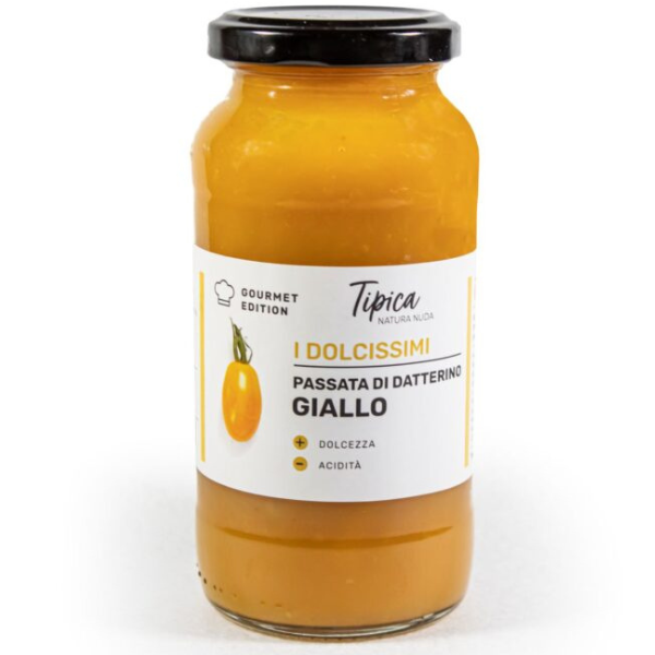 Yellow Datterino Tomato Passata - Tipica Mercato Gourmet - Tomato & Sauces @Mercato Gourmet | Your Italian Gourmet Supermarket
