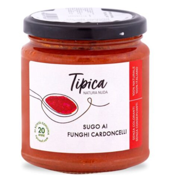 Tomato Sauce with Cardoncelli Mushroom - Tipica Mercato Gourmet - Tomato & Sauces @Mercato Gourmet | Your Italian Gourmet Supermarket