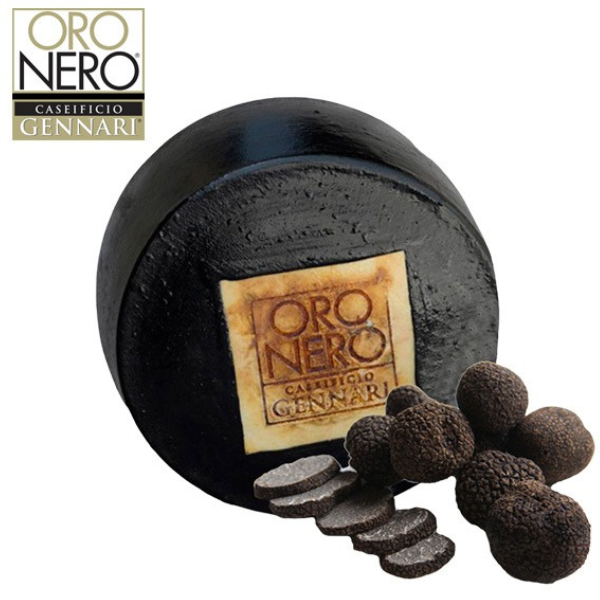 Oro Nero (Cow's Milk Cheese) with Truffle 130g (±10%) - Caseificio Gennari Caseificio Gennari - Hard Cheese @Mercato Gourmet | Your Italian Gourmet Supermarket